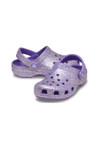 Crocs Classic Fantasy Glitter Clog T Terlik Sandalet 212562 510 Mor