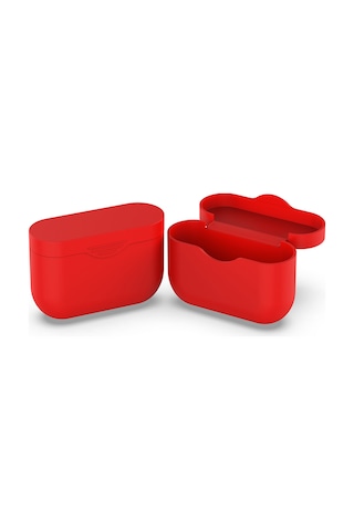 Honmex Sony Wf-1000xm3 Kulaklık Koruması - Yumuşak Silikon Kılıf - Kırmızı Renk Kırmızı