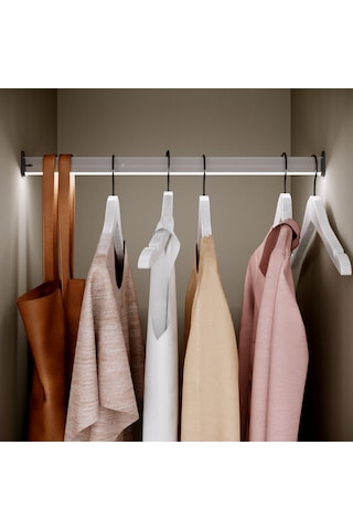 Hareket Sensörlü Led Dolap İçi Işık Ve Askı Borusu - 91-100 Cm