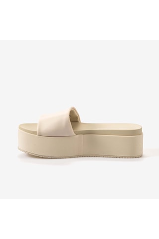 Calvin Klein Kadın Dolgu Topuk Terlik Yw0yw01791 Bej