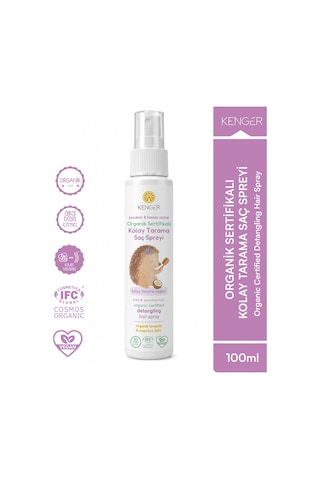 Organik Kolay Tarama Saç Spreyi 100 Ml
