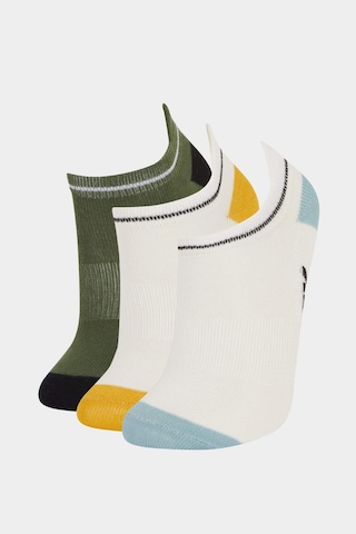 DeFacto Erkek Çocuk 3'lü Pamuklu Patik Çorap E5503A8NSWT1