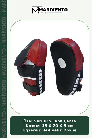 Özel Seri Pro Lapa Çanta Kırmızı 35 X 20 X 5 Cm Egzersiz Hediyelik Dövüş