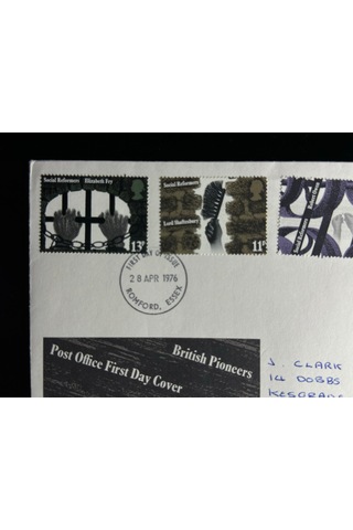 İngiltere Fdc 1976 British Pioneers Social Reformers İlk Gün Zarfı Tam Seri