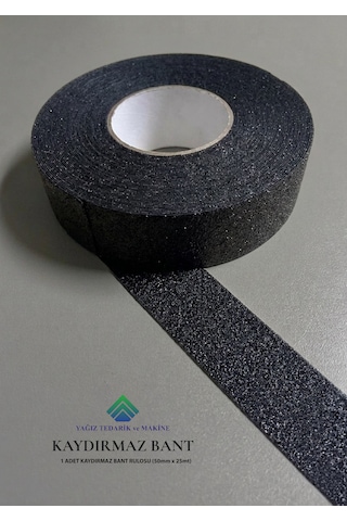 Siyah Kaydırmaz Bant 1 Adet 50mm X 25mt