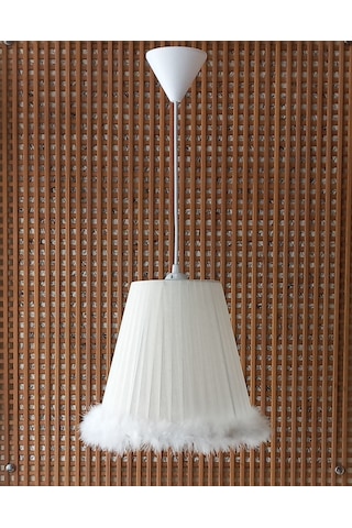 N-47 Krem Organze Yatak Odası Çocuk Ve Bebek Odası Avize Pembe Krem