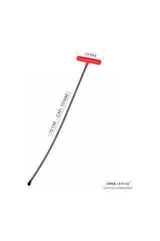72 Cm 10 Mm Çap Levye Uçlu Kobra Boyasız Göçük Düzeltme Çubuk Seti, Pdr Çubuk - S13-02
