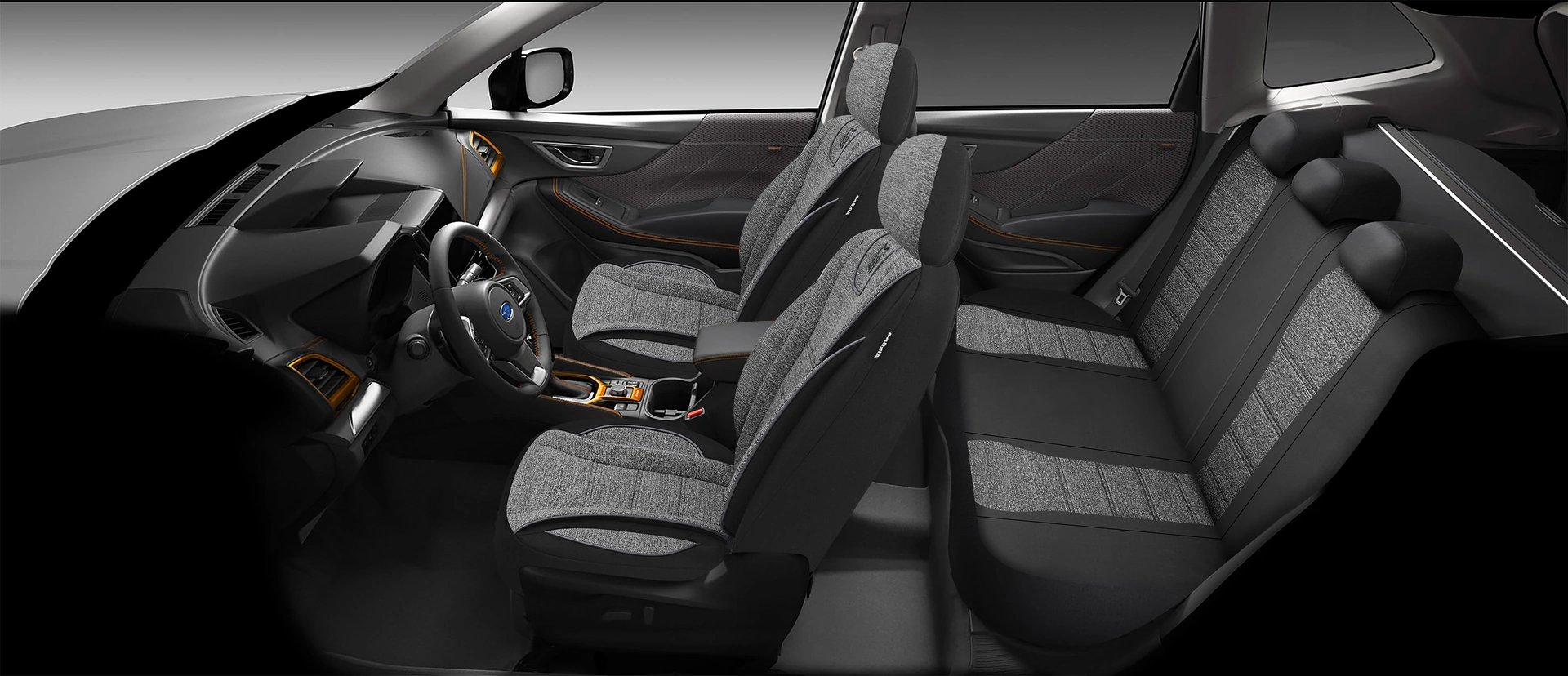 City Serisi Skoda Roomster 2006-2016 İle Uyumlu Koltuk Kılıfı, Gri-siyah