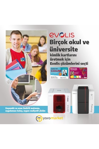 Evolis Primacy2 300 Renkli Baskı Tam Panel Rıbon R5f208m100
