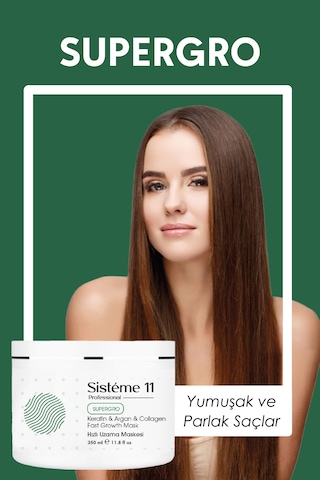 Sisteme 11 Hızlı Uzama Saç Maskesi 350 Ml