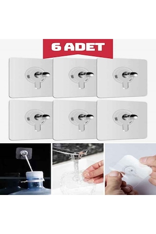 6 Adet Süper Güçlü Çerçeve Askısı Pin Delgisiz Vidalı Tırnak Kanc