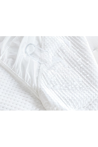 Madame Coco Clarte Sıvı Geçirmez Fitted Yatak Alezi 1kytal0111king Size-beyaz Beyaz