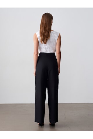 Dilvin 72673 Kemerli Pantolon-siyah