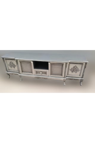 Bengimobilya Tv Sehpası Büyük Lüx Model Lükens Aslan Ayak Oymalı Gölge Varak