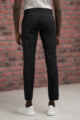 Paul Martin Regular Fit Likralı Paraşüt Kumaş Beli İplikli Ve Lastikli Jogger Pantolon Siyah
