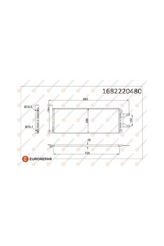 Klima Radyatörü - Fiat Ducato - Eurorepar-1682220480