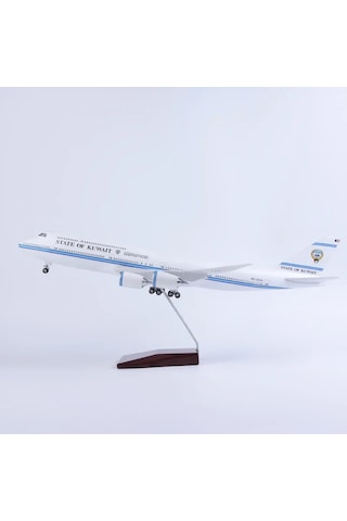 State Of Kuwait B747 Yolcu Uçağı Model Uçak 1/160 47cm