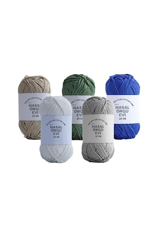 25 Gram Mini Cotton Serisi%100 Pamuk Örgü İpi 10 Renk Punch Ve Amigurumi İpi