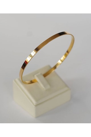 Risegold 10 Gram 22 Ayar Özel Geniş Kibrit Çöpü Bilezik Işçiliksiz