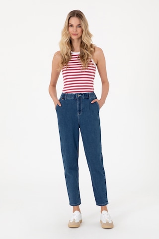 U.S. Polo Assn. Kadın Açık Mavi Carrot Fit Jean Pantolon 50308382-DN0021