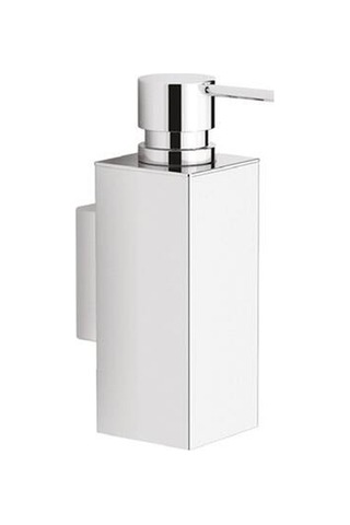 Sonia - Kare Sıvı Sabunluk 0,25 Litre Krom - 71569- Diğer