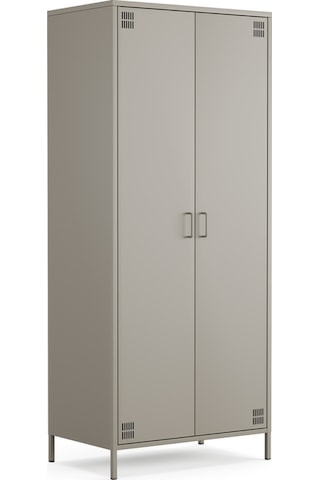 Pera Metal Elbise Dolabı, Soyunma Dolabı, İki Kapılı, 80,50 X 50 X 189,50 Cm Ral 7039 Acıbadem Antrasit