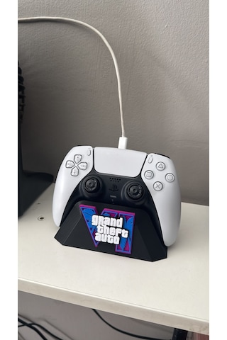 Gta Vı Temalı Ps5 Kol Standı Özel Tasarım Kontrolcü Standı