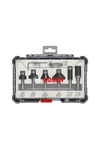 Bosch Freze Seti 6 Parça Karışık 8 MM (Pro) - 2607017469