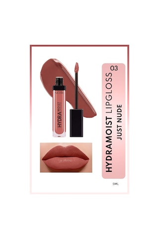 Hydramoist Lipgloss 03 Just Nude Nemlendirici Dudak Parlatıcısı - Nude 0