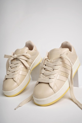 Muggo Kampus Garantili Kadın Ortopedik Günlük Bağcıklı Yürüyüş Koşu Sneaker Spor Ayakkabı 001