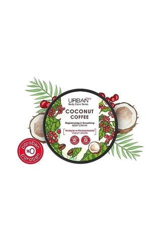 Urban Care Coconut Coffee Yenileyici Ve Pürüzsüzleştirici Vücut Kremi 200 Ml- Vegan