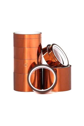 Kapton Bant 3mmx33m Yüksek Isıya Dayanıklı Yanmaz Bant
