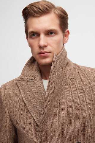 D's Damat Ds Damat Regular Fit Kahverengi Balıksırtı Kruvaze Palto 3hf0832200151 Kahverengi