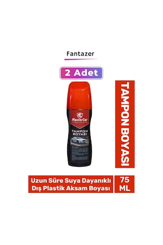 Deluxe Uzun Süre Suya Dayanıklı Eskimiş Kauçuk Yüzey Dış Plastik Aksam Siyah Tampon Boyası 2 Adet