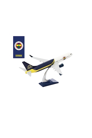 Zekupp Boeing 737-800 1/100 Ölçek Fenerbahçe Lisanslı Tasarım Maket Uçak Uck0189