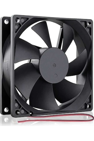 DC 12V FAN 90x90mm 9025 3200Rpm 9x9cm Sessiz 2 Pin Fırçasız Soğutma Kuluçka Ekran Kartı