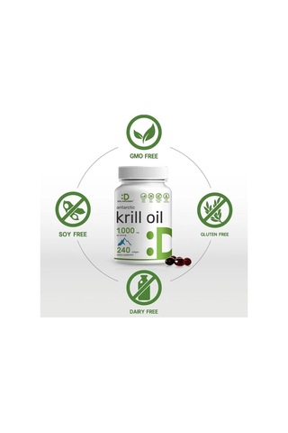 Antarctic Krill Oil, 1,000mg Per Serving, 240 Softgels