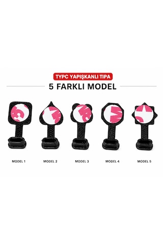 Evrensel Type-c Giriş Koruma Tıpası - Kaybolmaya Karşı Yapışkanlı 5 Farklı Şekil Yerli