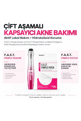 F.a.s.t. Pimple Clear Kit Akne Ve Sivilce Bakım Kiti - Şeffaf Sivilce/akne Bandı 12 Parça - Akne Kurutucu Losyon 15 Ml