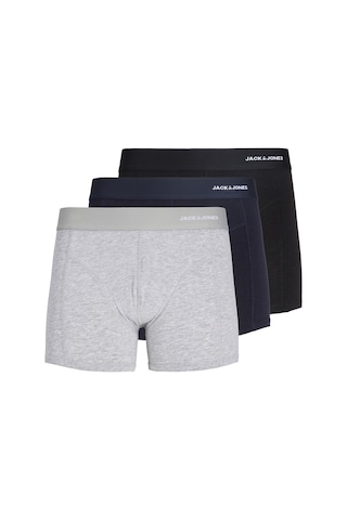 Jack & Jones Erkek 3'lü Bambu Boxer Paketi - Gabriel - 12291864 Siyah