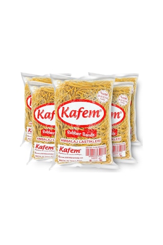 Kafem Ambalaj Lastiği  180 x 3 mm 5 Paket x 1 KG