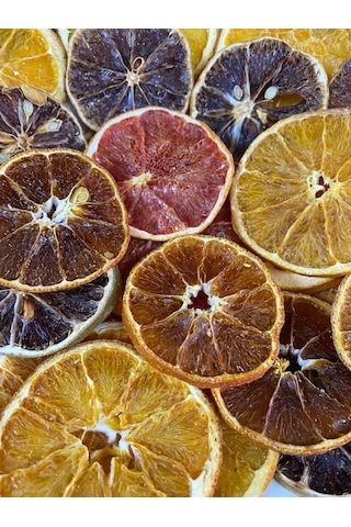 1 Kg Kurutulmuş Karışık Narenciye Dilimleri Portakal, Mandalina, Greyfurt, Limon 1 KG
