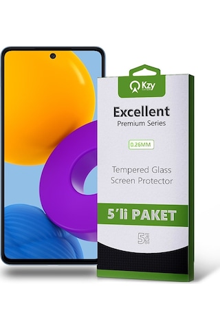 Samsung Uyumlu Galaxy M52 Ekran Koruyucu Cam 5 Adet Ekonomik Paket - (554293480) 20 Tl Fark Ile Apple iPhone Hızlı Şarj Kablosu