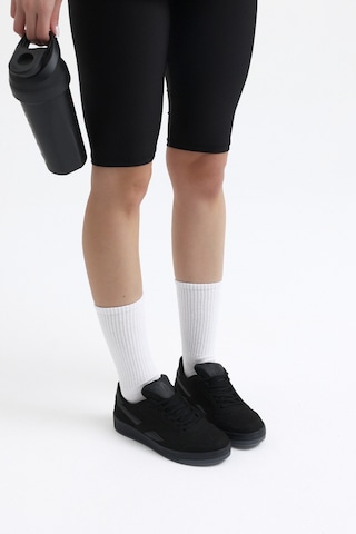 Tonny Black Rahat Kalıp Termo Taban Bağcıklı Spor Ayakkabı Unisex Siyah Ayakkabı Tba108