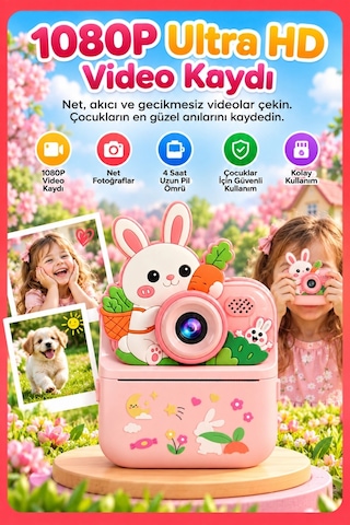 Seyu Y900 Çocuk Kamerası Fotoğraf Makinesi