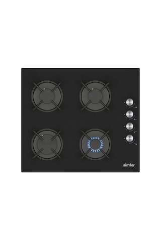 Simfer 4 Fonksiyon Trend Dijital Siyah Power Turbo 3'lü Ankastre Set (Fırın + Ocak + Davlumbaz)
