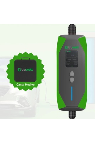 Truwatt 5 Metre 3.5kw Taşınabilir Elektrikli Araç Şarj Aleti