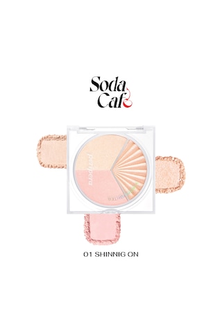 İnci Işıltıları İçeren Aydınlatıcı Paleti Perıpera V Highlighter Ad 001 Shining On Shine Bright 20180473