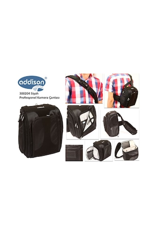 Addison 300204 Siyah Profesyonel Kamera Çantası Addison 300204 Siyah Profesyonel Kamera Çantası