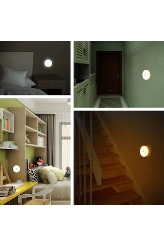 Ally Mini 5 Led Usb Şarjjlı Tuşlu Gece Lambası Led- 5775 Beyaz